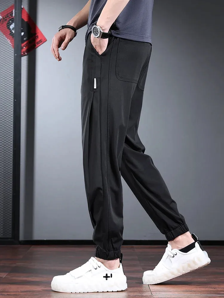Ice Silk Summer Pants: Cool and Quick-Drying Joggers for Men