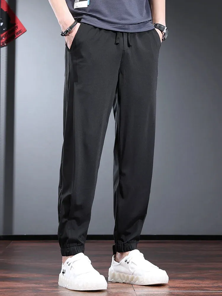 Ice Silk Summer Pants: Cool and Quick-Drying Joggers for Men