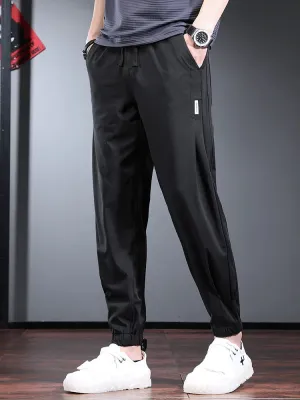 Ice Silk Summer Pants: Cool and Quick-Drying Joggers for Men