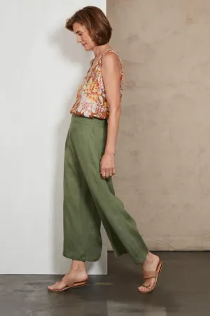 Indica Crop Pant - Fern