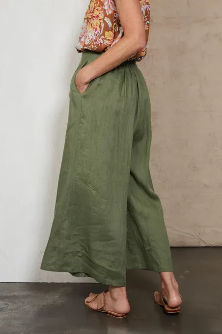 Indica Crop Pant - Fern