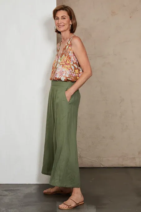 Indica Crop Pant - Fern