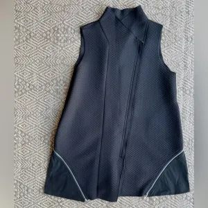 Jason by Comfy USA Scuba Eva Vest Zip Up Unique Apparel Minimal Goth Women's M