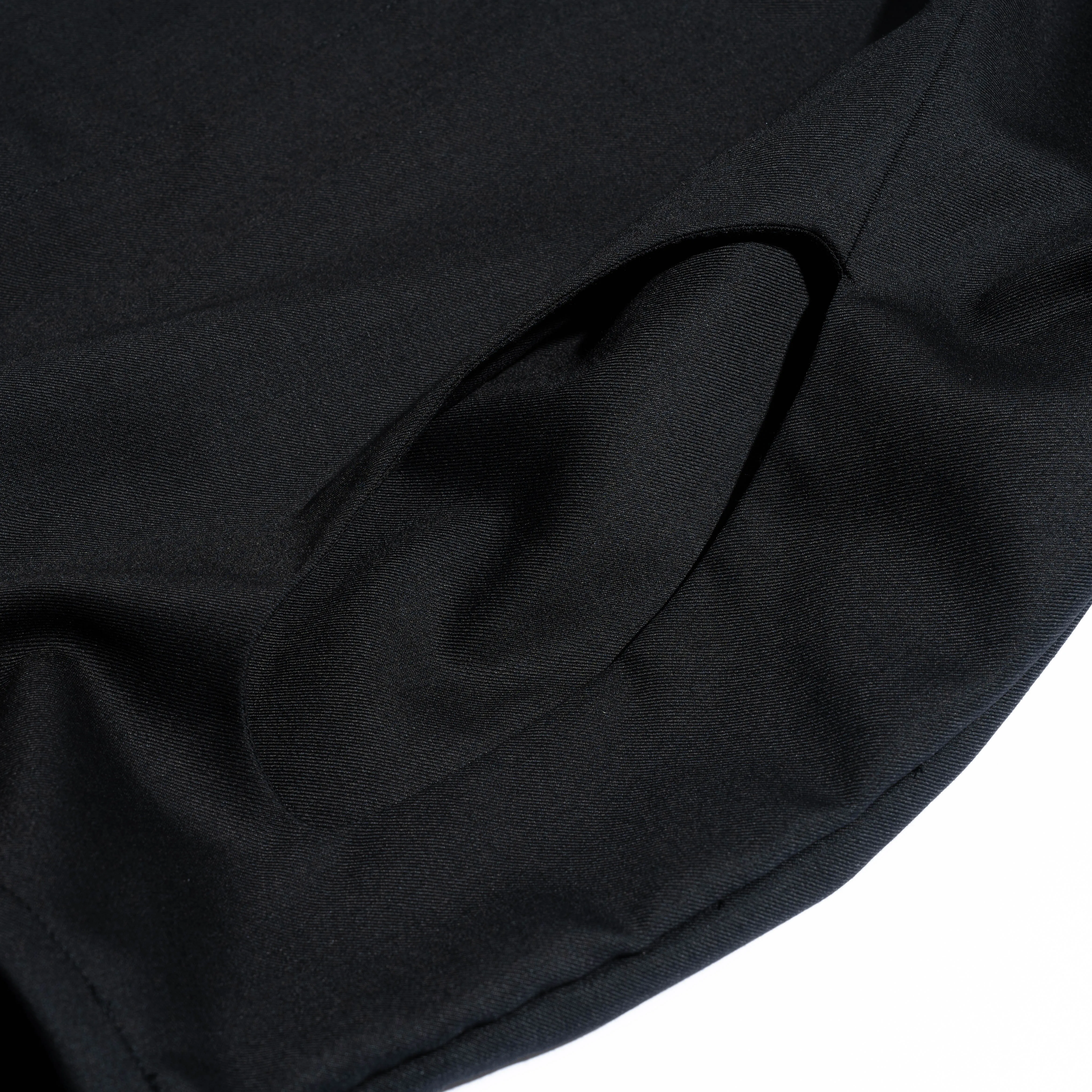 Jeongli Twill Dart Shirt Black