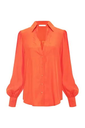Jocelyn Glam Shirt Acid Orange