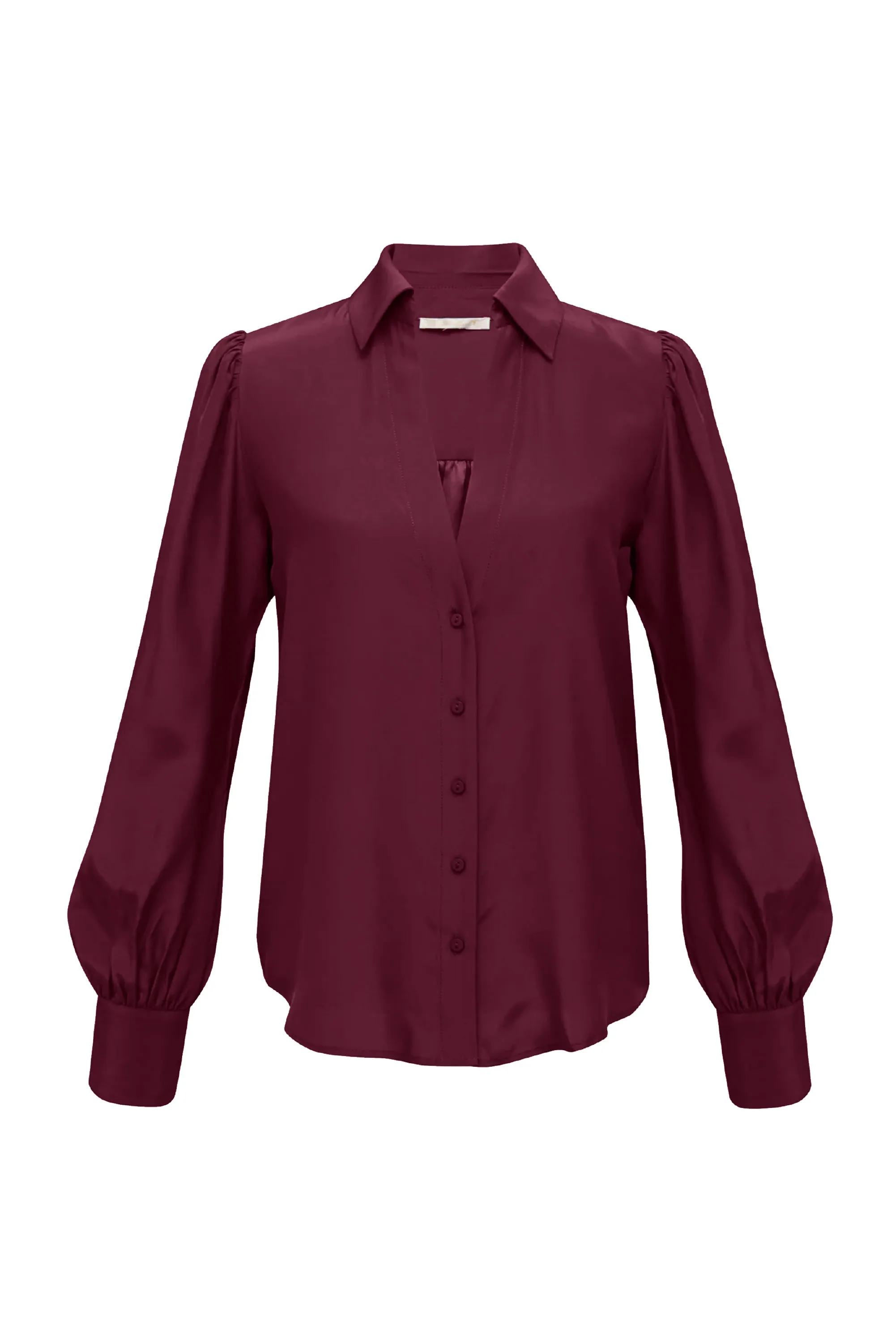 Jocelyn Glam Shirt Bordeaux