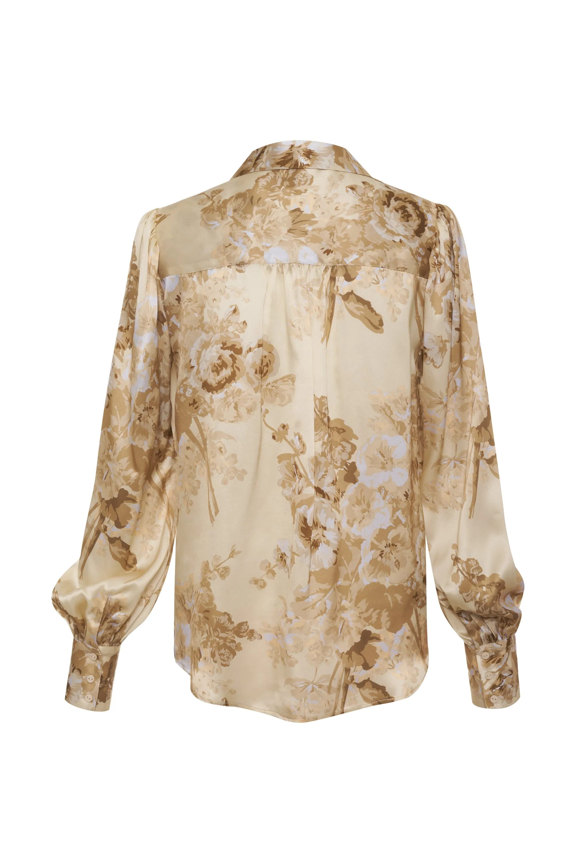 Jocelyn Print Shirt Raffia Napa