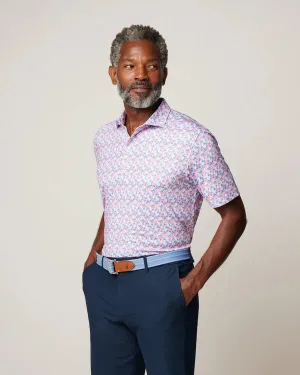 Johnnie O - Royal Palm Jersey Performance Polo - Malibu Red