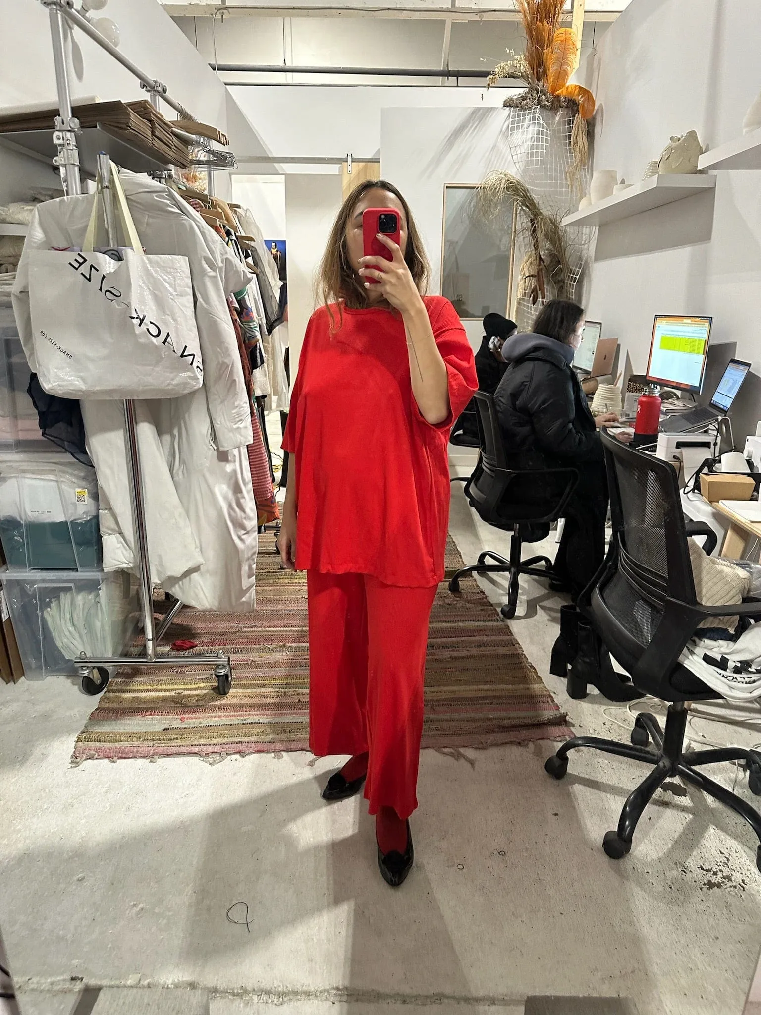 Joshua Shortsleeve Top in Red