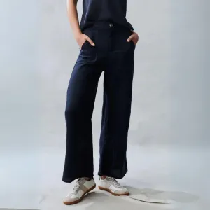 Jude Linen Pants (Navy)