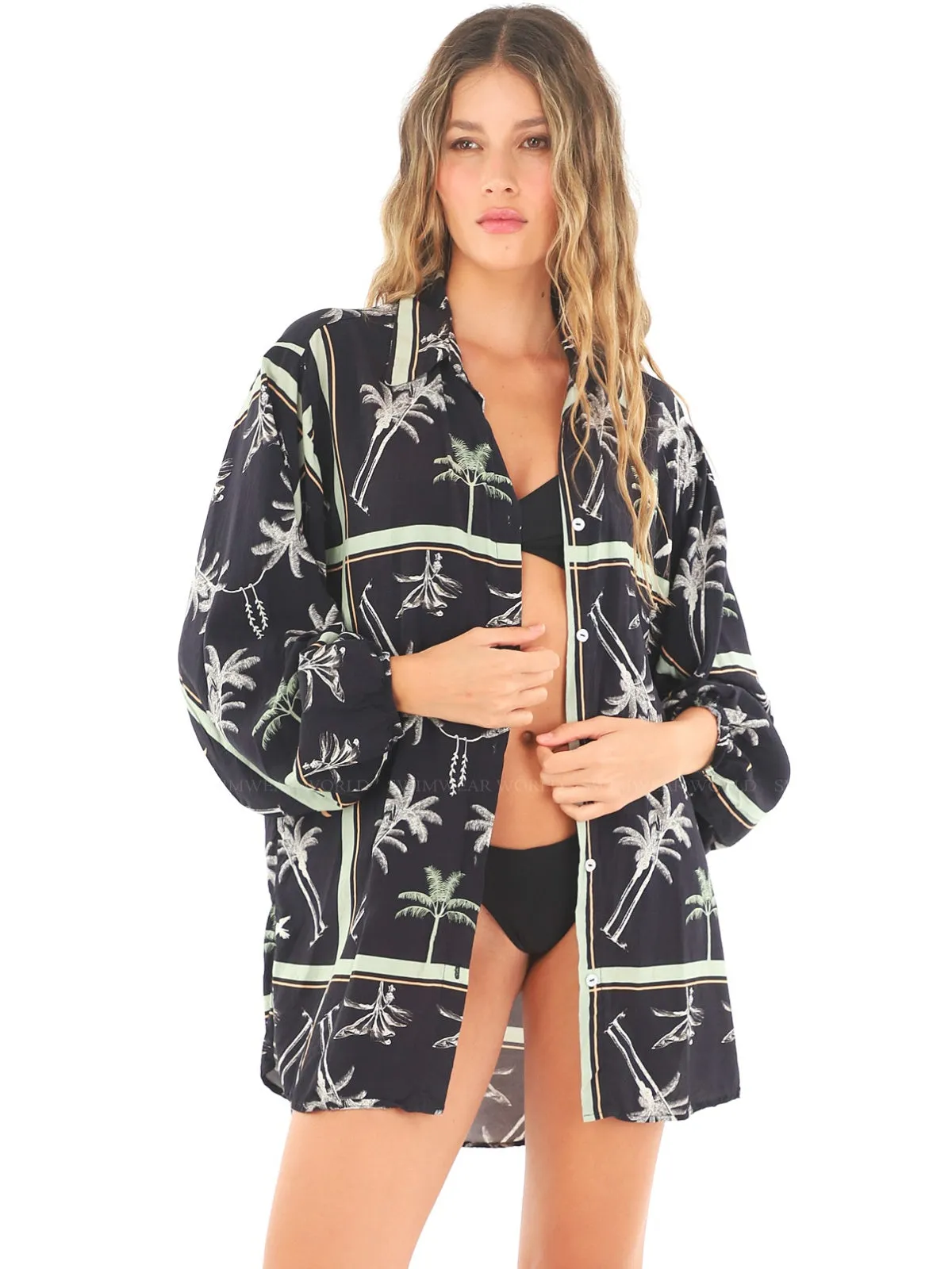 Kaleido Palm Akumal Shirt ::RET