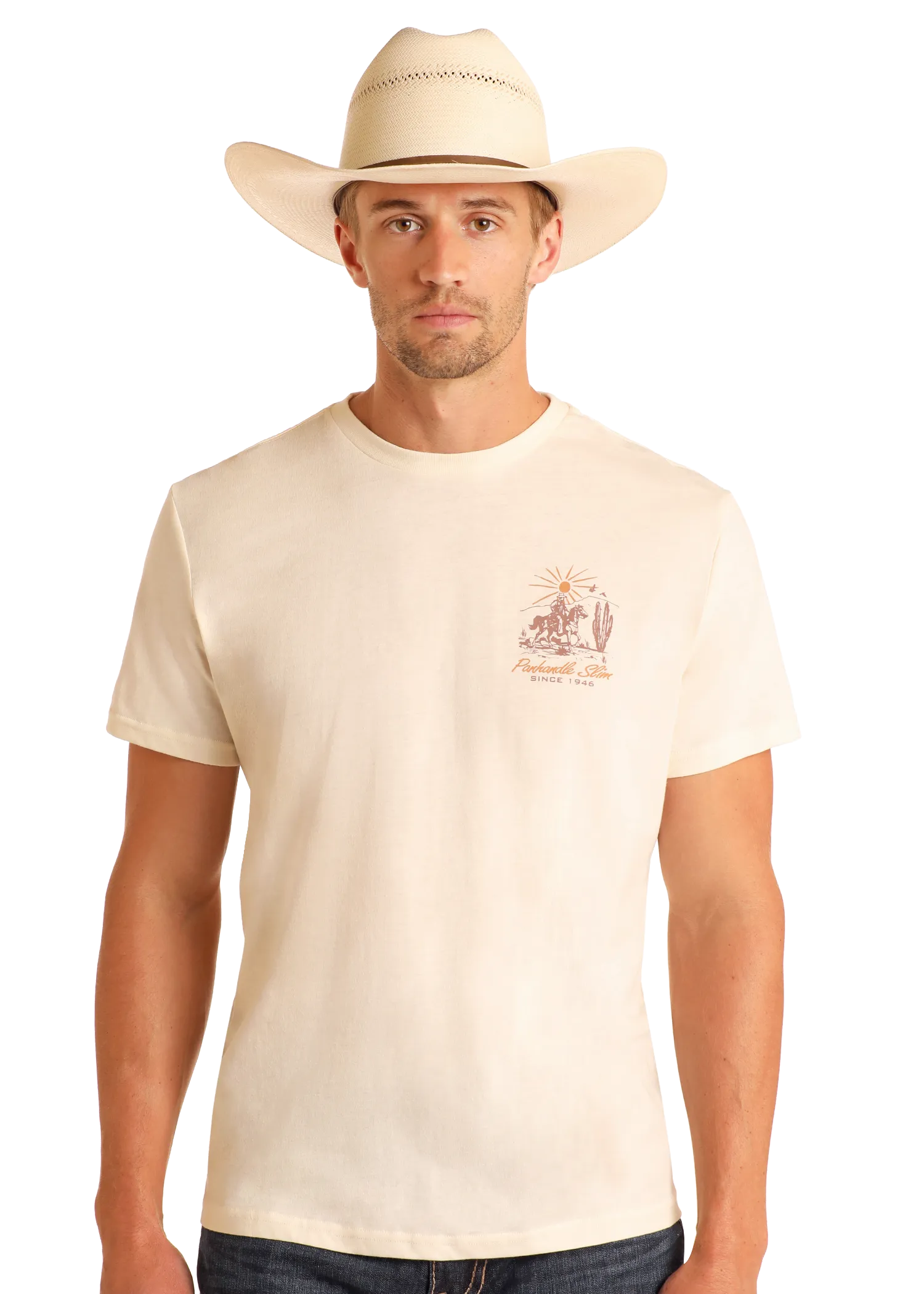 Keepin' It Western Desert Cowboy Graphic T-Shirt