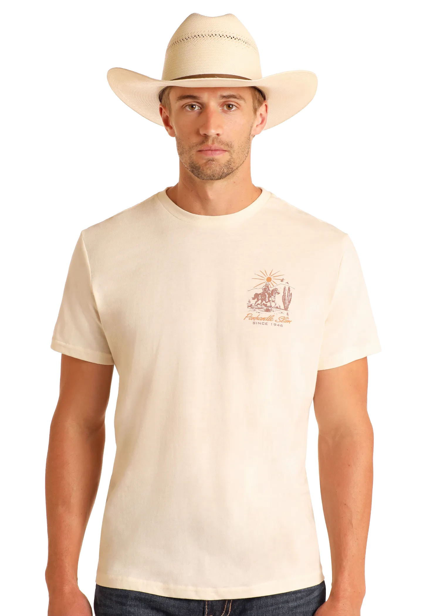 Keepin' It Western Desert Cowboy Graphic T-Shirt