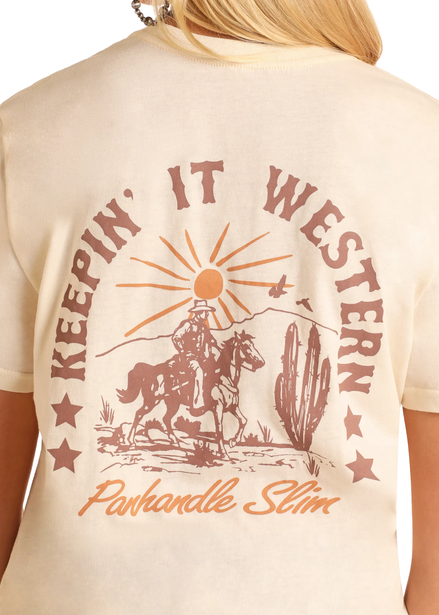 Keepin' It Western Desert Cowboy Graphic T-Shirt