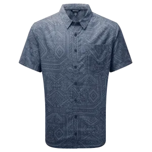 Khamsu Short Sleeve Shirt - Neelo Blue Nomad