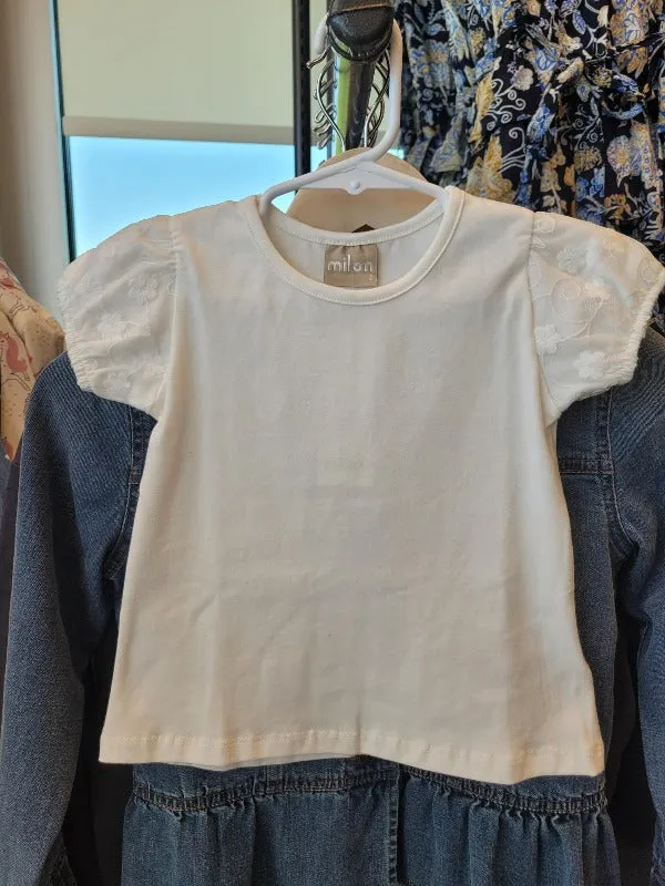 Lace Sleeve Tee