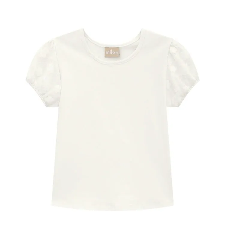 Lace Sleeve Tee