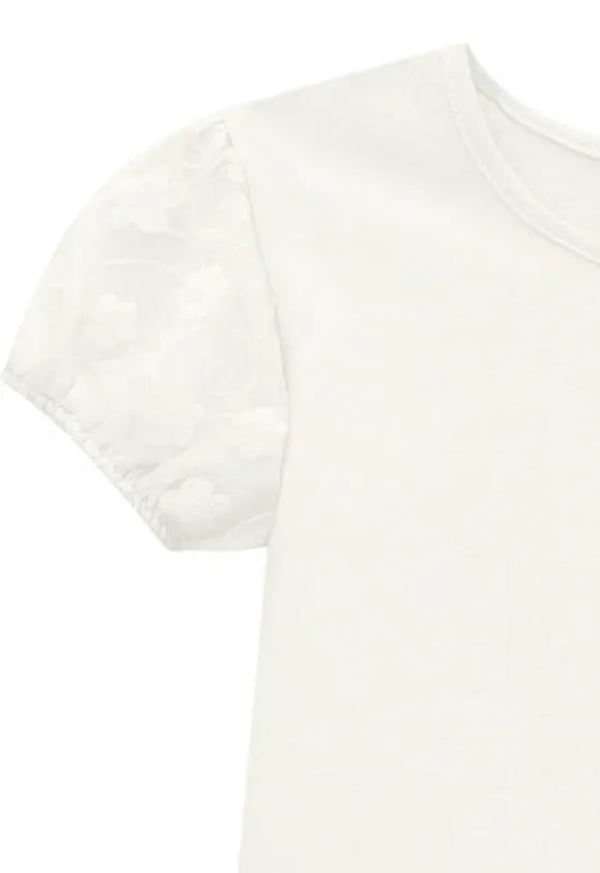 Lace Sleeve Tee