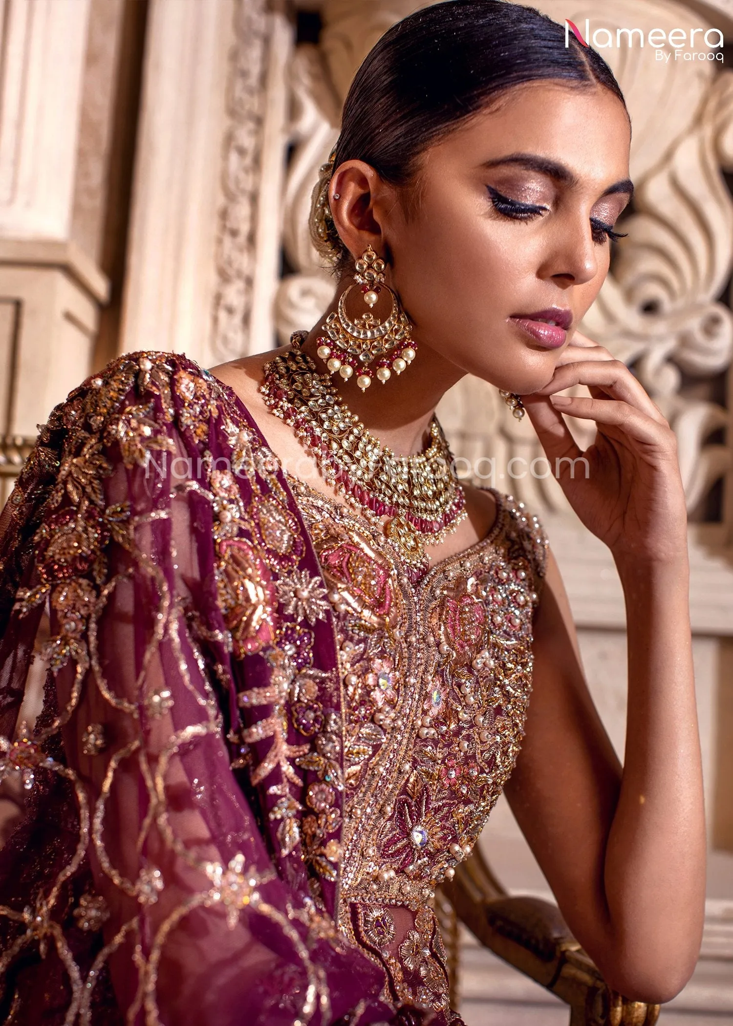Latest Lehenga Bridal Pakistani in Modern Look  #BB283