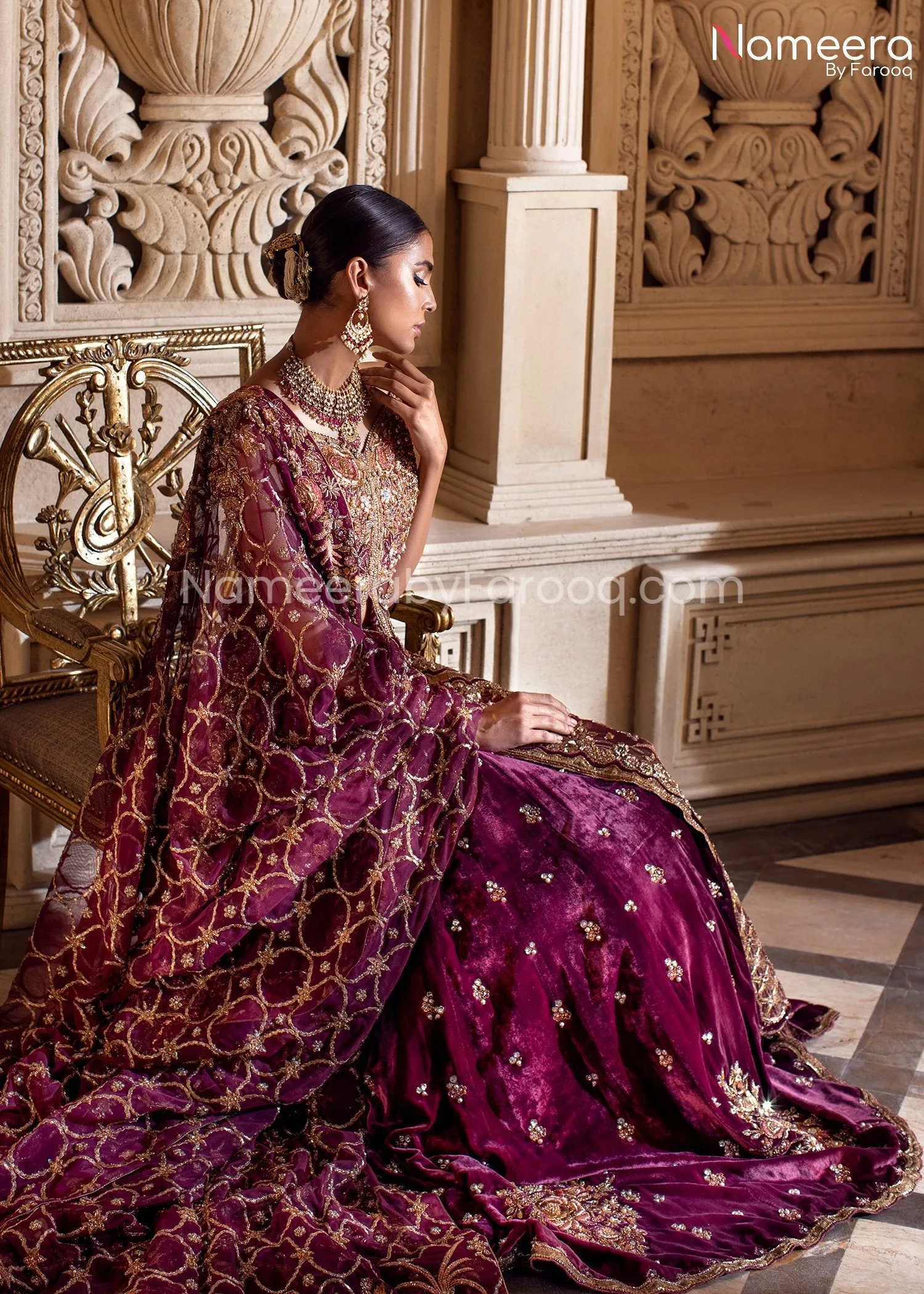 Latest Lehenga Bridal Pakistani in Modern Look  #BB283