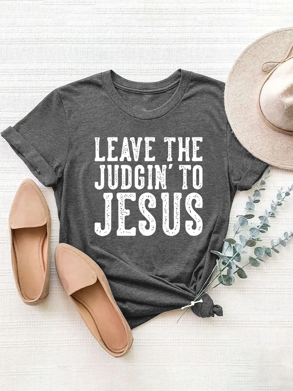 Leave the Judging to Jesus Short Sleeve Tee (2 Colors)