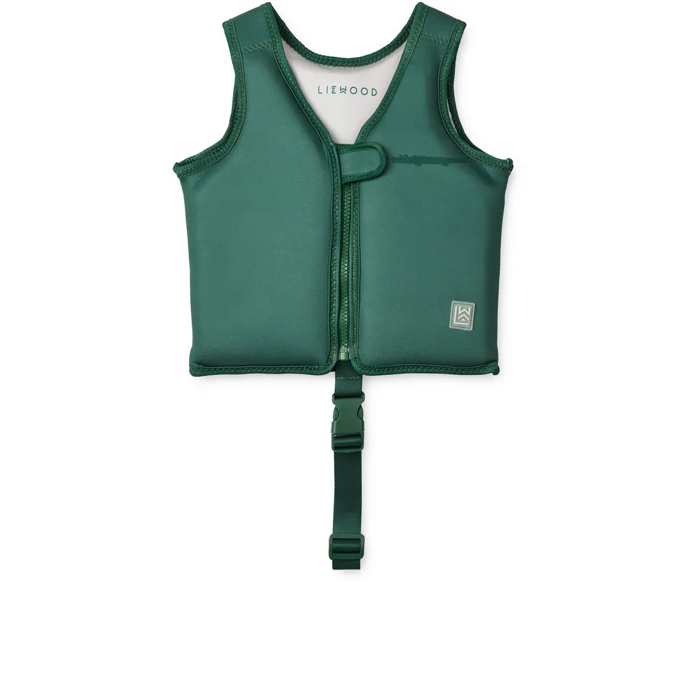[Liewood] Dove Crocodile Swim Vest - Garden Green