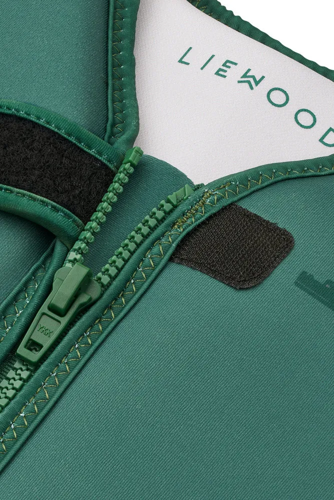 [Liewood] Dove Crocodile Swim Vest - Garden Green