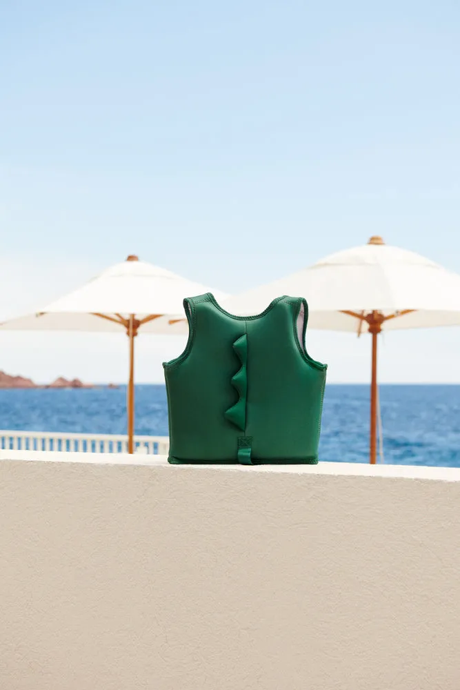 [Liewood] Dove Crocodile Swim Vest - Garden Green