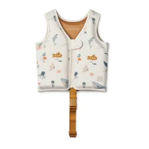 [Liewood] Dove Swim Vest - Sea creature / Sandy