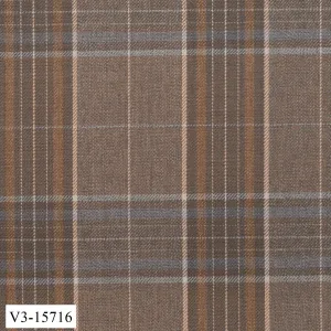 Light Brown with Dark Brown Check Vest