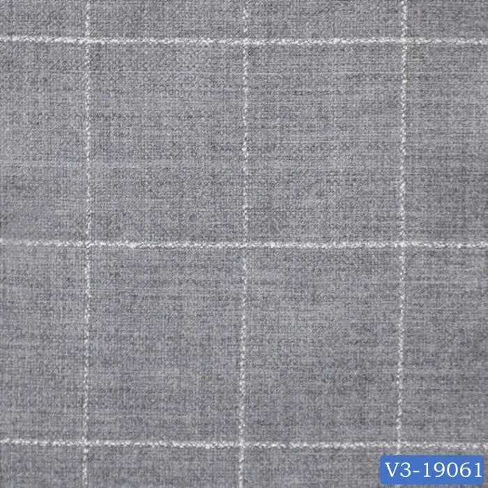 Light Grey Check Windowpane Vest