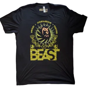 Lion Beast Black T-Shirt