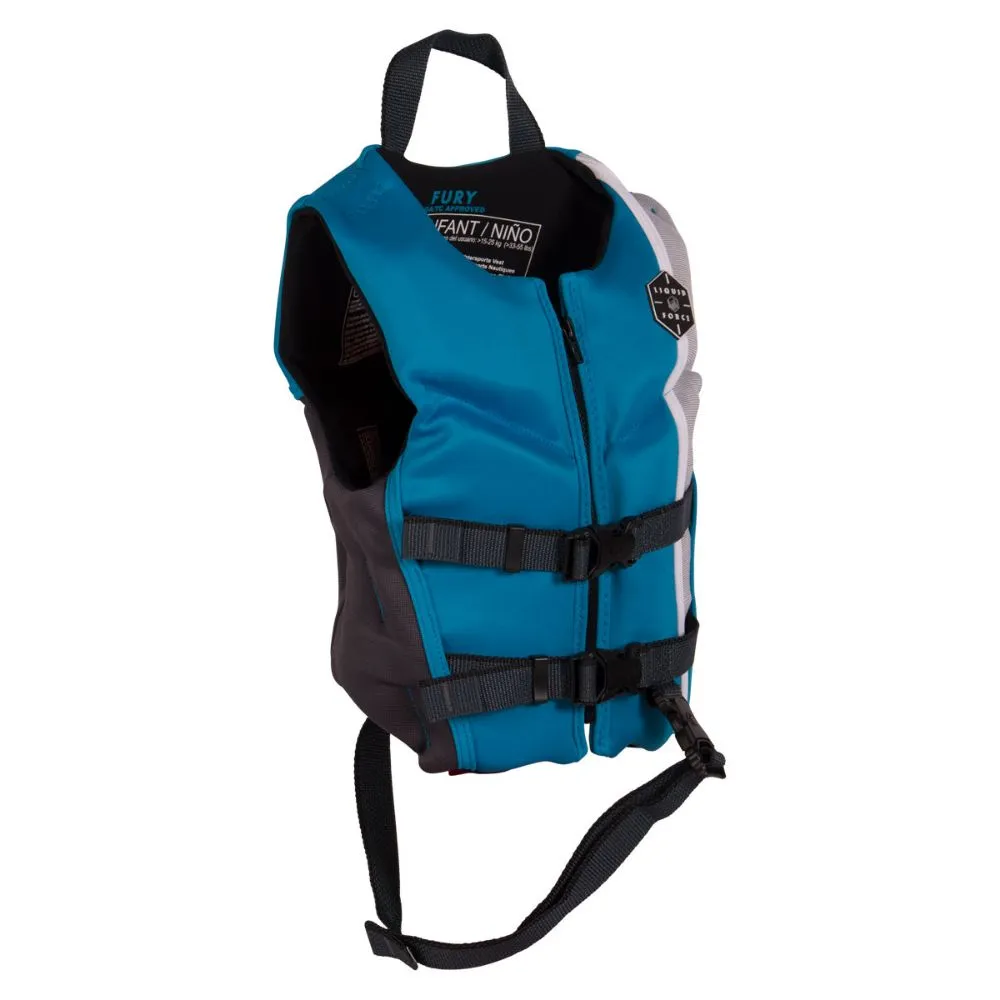 LIQUID FORCE FURY CHILD VEST BLUE/GREY