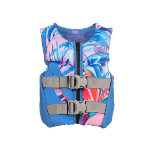 LIQUID FORCE LANAI YOUTH VEST TROPICAL BLUE