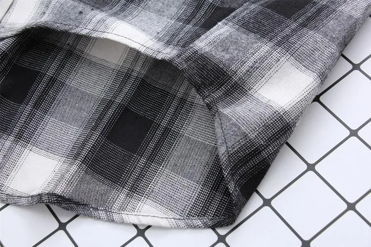 Loose Plaid Shirt