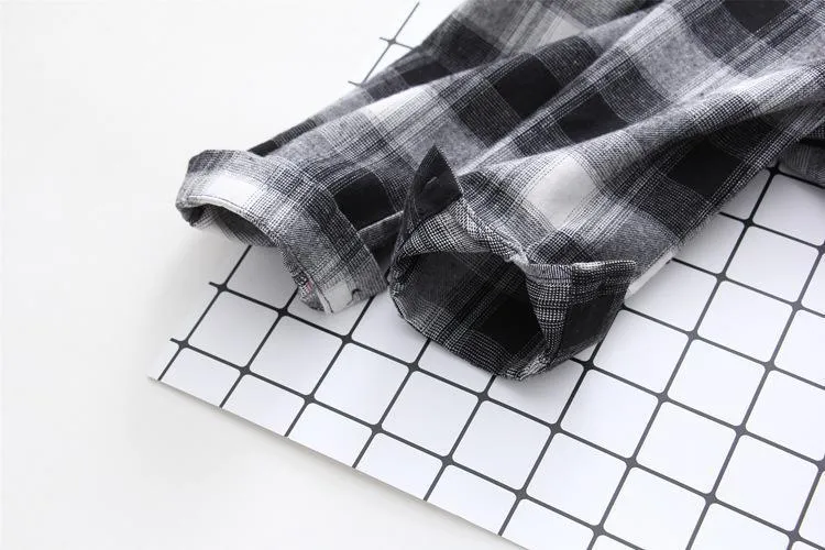 Loose Plaid Shirt