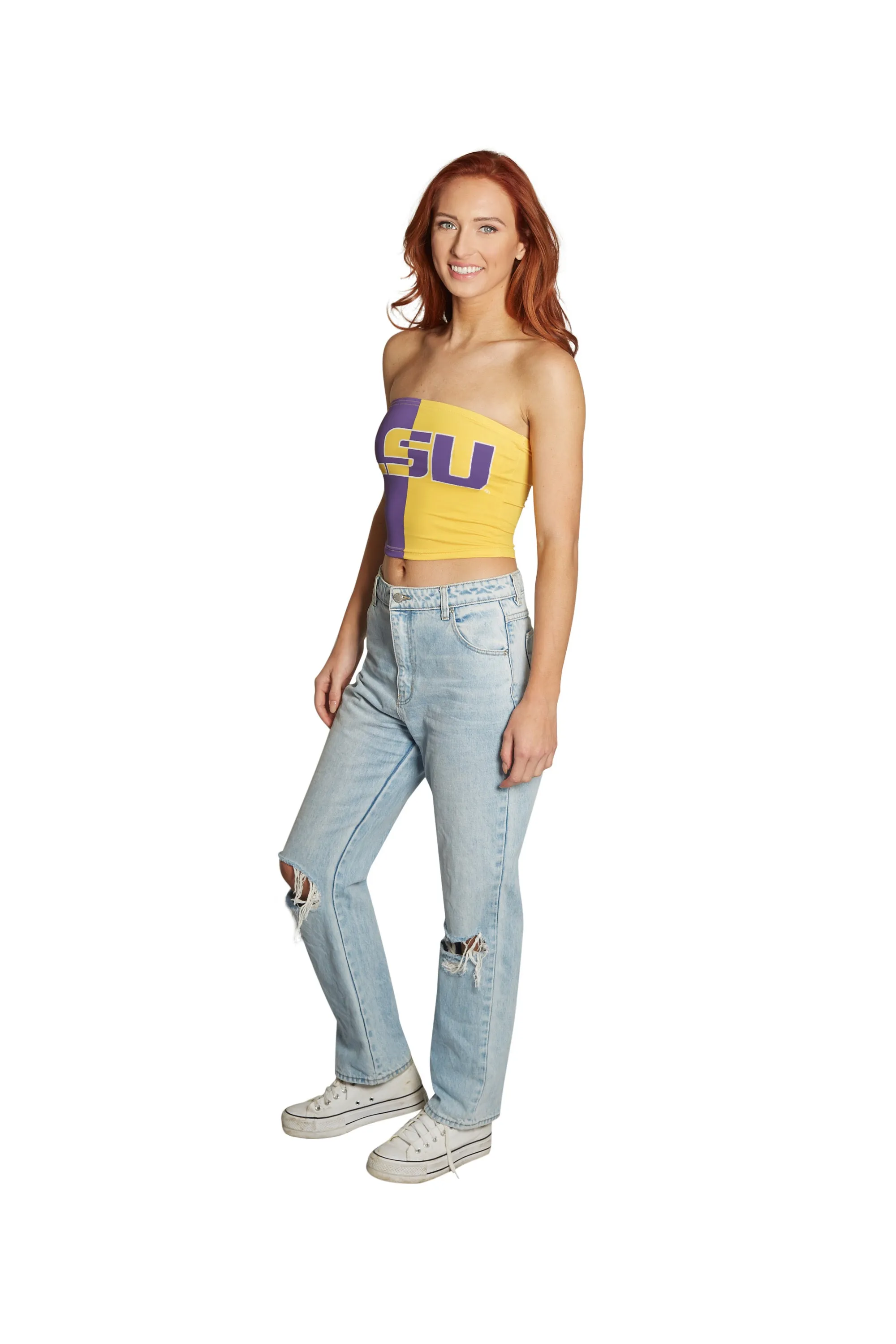 LSU Two Tone Tube Top