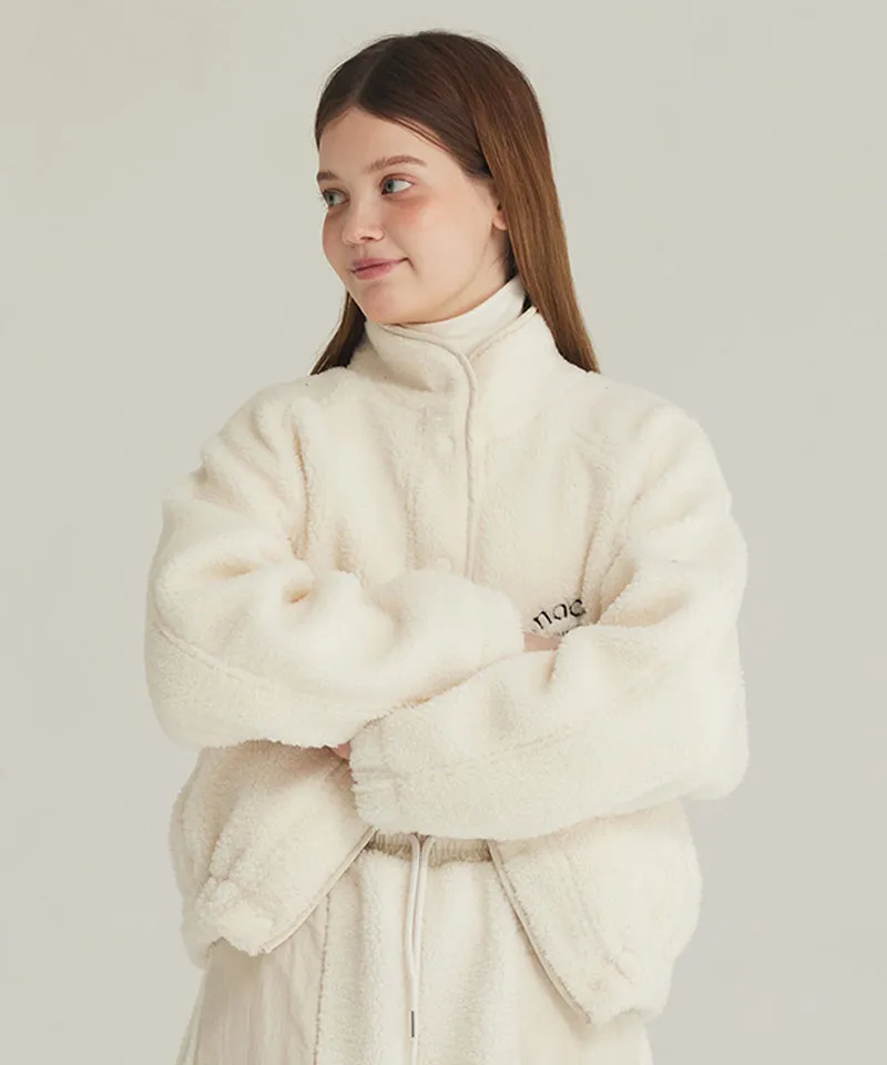 MACKY Golf: Buckle Burton Double Jacket - Ivory