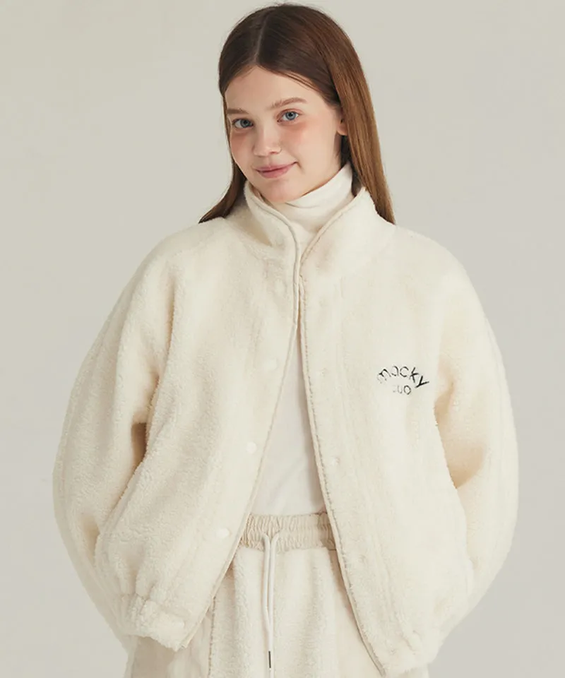 MACKY Golf: Buckle Burton Double Jacket - Ivory