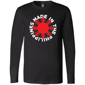 Made in the Philippines Red Sun Unisex Jersey Long Sleeve T-Shirt