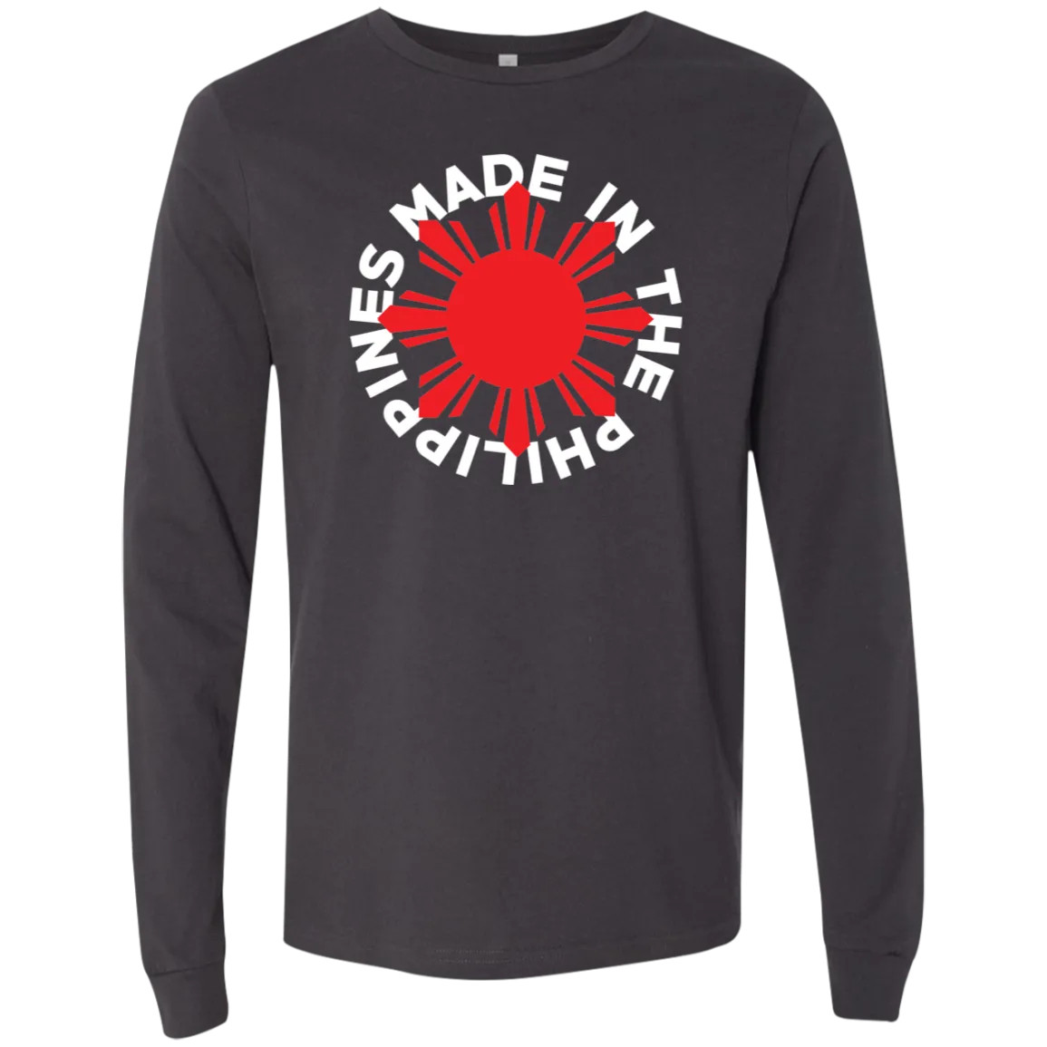 Made in the Philippines Red Sun Unisex Jersey Long Sleeve T-Shirt