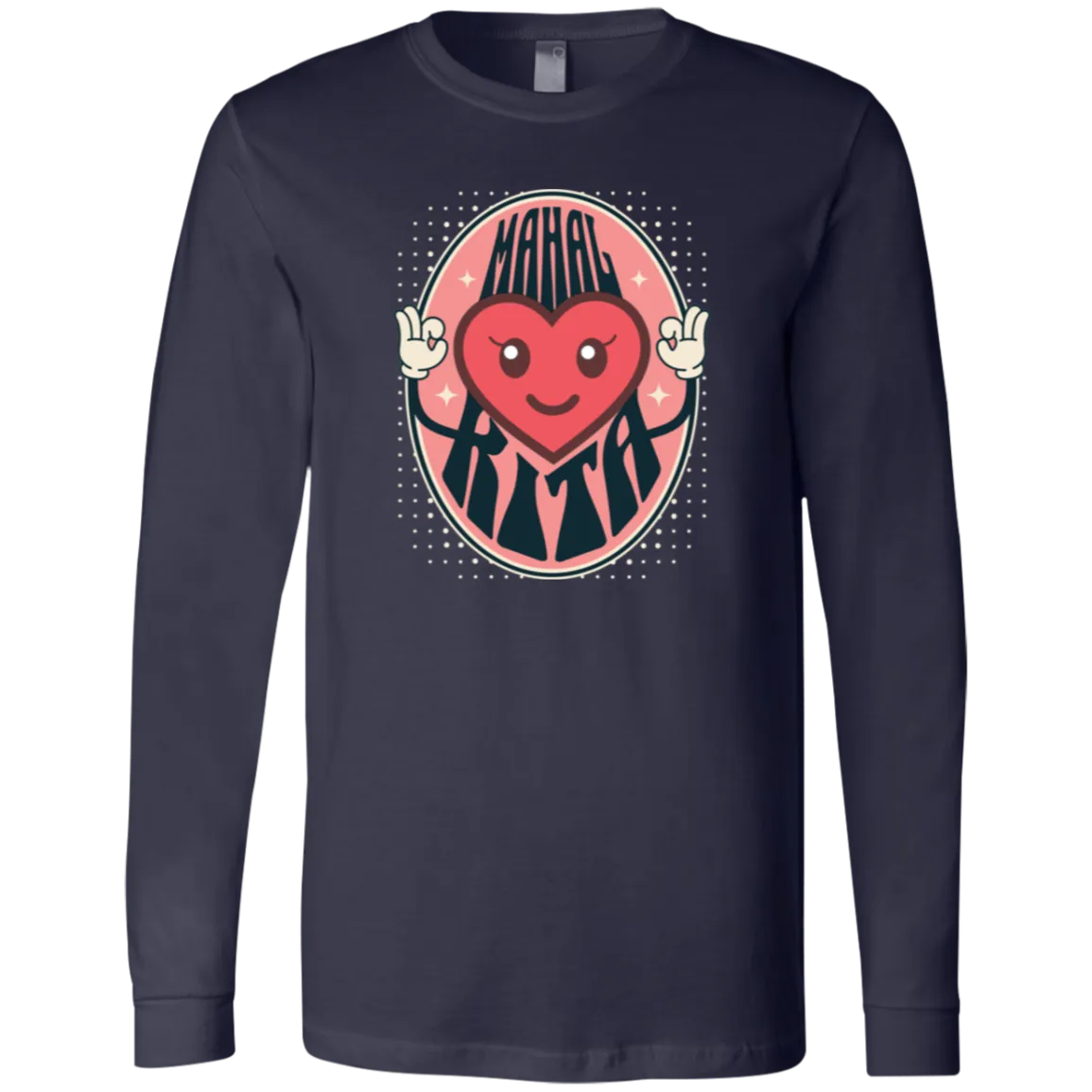 Mahal Kita Emoji Unisex Jersey Long Sleeve T-Shirt