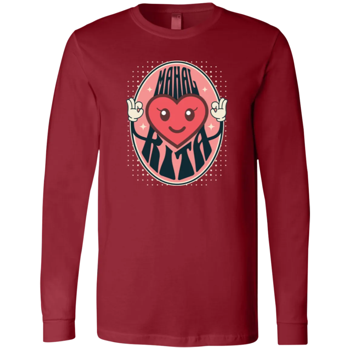 Mahal Kita Emoji Unisex Jersey Long Sleeve T-Shirt
