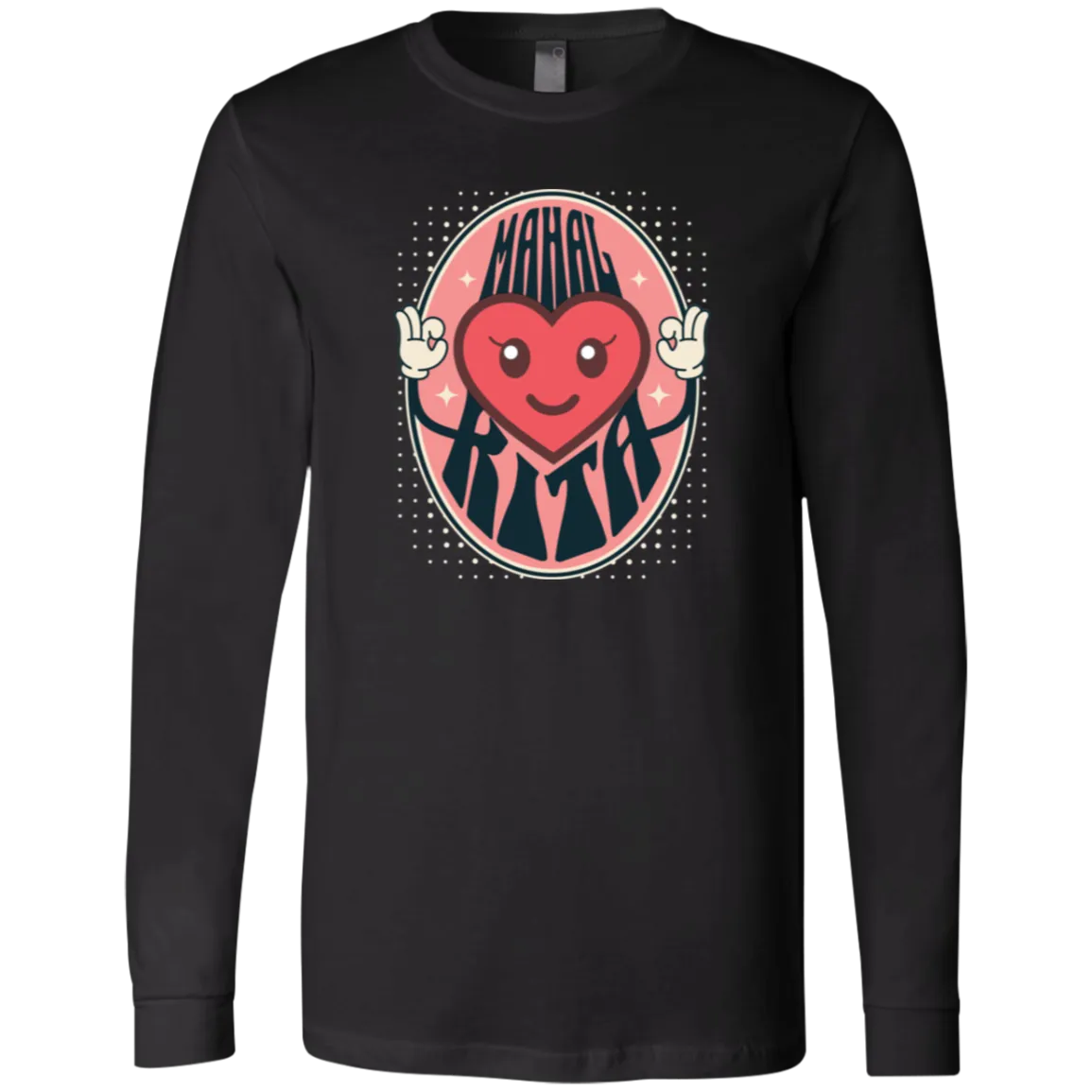 Mahal Kita Emoji Unisex Jersey Long Sleeve T-Shirt