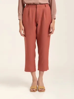 MALEIA PANTS PLAIN RUST
