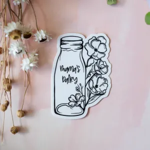 Mama's Dairy Sticker