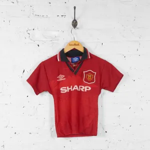 Manchester United 1994 Home Football Shirt - Red - S Boys