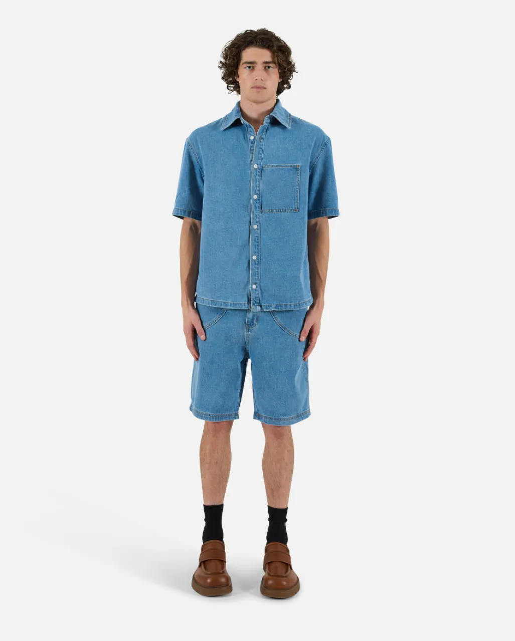 Mariner Denim Short Sleeve Shirt