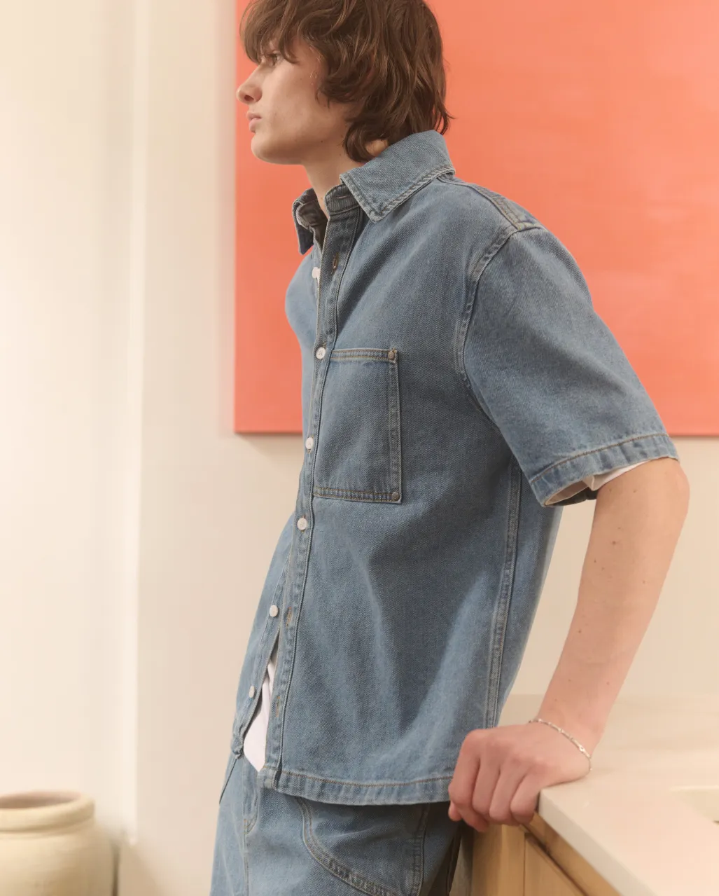 Mariner Denim Short Sleeve Shirt