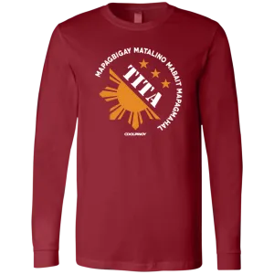 Matalino Mapagmahal Tita Unisex Jersey Long Sleeve T-Shirt